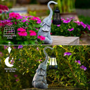 Goodeco Elephant Statue for Garden Decor with Gift Appeal - Ideal Gifts for Women, Mom or Birthdays, Beautifully Crafted Outdoor & Home Decor to Wow Your Guests (11" Elephant) by GreenHaven Gardens