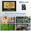 TOMLOV 1000X Coin Microscope with 4.3" Screen, Digital Microscope Magnifier with LED Lights, Metal Stand, PC View, Photo/Video, 32GB SD Card, Windows, macOS Compatible, DM4S by TinyTreasures Baby Boutique