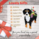 Bernese Mountain Dog Planter Plant Pots,Cute Garden Dog Flower Planter,Dog Planters Birthday Gifts for Women,Office,Indoor/Outdoor Decor（9.45 * 5.75 * 12.2in） by GreenHaven Gardens