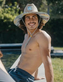 Straw Hat for Men & Women | Lifeguard Hat, Beach Hat & Sun Hat | UPF 50+ Wide Brim for Sun Protection | One Size | Hemlock by GreenHaven Gardens
