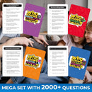 Board Games for Kids 8-12 and Family - Set of 4 Who Knows It Better? - 2000+ Questions Across Biology, Culture, STEM and Math - Educational Trivia Cards for Learning and Game Night by TinyTreasures Baby Boutique