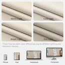 Joydeco Pinch Pleated Linen Curtains for Living Room, 100% Blackout Darkening Curtains 72 inches Length 2 Panel Thermal Insulated Pinch Pleat Drapes(Ecru,40'' Wx72'' L) by CozyNest Decor
