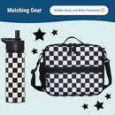 Wildkin ECO rPET 15-inch Kids Backpack – Sustainable, Padded, Adjustable – Black & White Checkered by TinyTreasures Baby Boutique