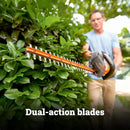 WORX WG261 22" 20V Cordless Hedge Trimmer, Battery & Charger Included by GreenHaven Gardens