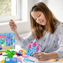 Garma Fairytale Sewing Kit for Kids - 12 in 1 DIY Kids Sewing Crafts Kit for Beginners - Mini Sewing Kits for Kid 5-8 8-12 - Easy Sew Your Own Felt Fairy Tale Craft Set for Boys & Girls Birthday by TinyTreasures Baby Boutique