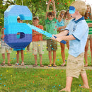 Sratte Number 1 2 3 4 5 6 7 8 9 Piñata with Stick Blindfold Confetti, Gradient Blue Piñata for Kids Boys Girls Birthday Party Anniversary Decorations Supplies(Number 6) by TinyTreasures Baby Boutique
