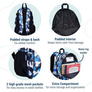 Wildkin 15-inch Kids Backpack – Durable, Padded, Adjustable for School & Travel - Blue Camo by TinyTreasures Baby Boutique