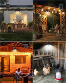 Solar Shed Light Outdoor Indoor 3000LM Solar Lights Daytime Available with Remote Control, Double Motion Sensor & 5 Lighting Modes, Solar Indoor Lights for Gazebo, Shed, Garage, Barn by CozyNest Decor