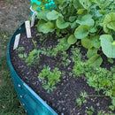 2 Pack 8x4x1FT Galvanized Raised Garden Bed Kit Oval Metal Ground Planter Box Outdoor Bottomless Planter Raised Beds for Vegetables Flowers Herbs Fruits, Green by CozyNest Decor