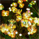 Solar Swaying Garden Lights – Upgraded Flower & Firefly Lights with Larger Solar Panel, Waterproof Outdoor Pathway & Flowerbed Light for Yard & Holiday Decor (2pack) by GreenHaven Gardens