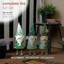 Alpine Corporation MCC798HH See No Evil Metal Gnome Decor, Whimsical Playful Décor for Patio & Garden, 19" H, Green by CozyNest Decor