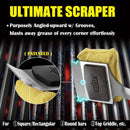 GRILLART Grill Brush for Outdoor Grill Bristle Free - Reinforced Grill Cleaner Scraper BBQ Brush - Replaceable Head Barbecue Grill Cleaning Brush - Safe BBQ Accessories Grill Tools - Gifts for Men/Dad by GreenHaven Gardens