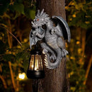 Garden Statues Tree Hugger Dragon with Solar Lantern,Lawn Decor Outdoor Statue for Patio, Balcony, Yard Ornament,Ideal Dragon Housewarming Gifts & Birthday Gifts for Grandma Mom Women by GreenHaven Gardens
