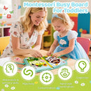 Busy Book for Toddlers 1-3 - Farm Montessori Toys Busy Board for 1 Year Old Boy Girl Gifts Educational Learning Activity Book Toddler Airplane Travel Toy 1+ Years Old Birthday Gift by TinyTreasures Baby Boutique