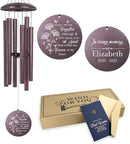 ASTARIN Engraving Wind Chimes for Loss of Loved One, Personalized Wind Chimes Memorial, Bereavement Gifts for Loss of Mother, Windchimes in Memory of a Loved One, Outside Windchime(Produced in USA) by CozyNest Decor