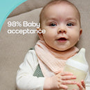 NUK Perfect Match Slow Flow 2-in-1 Natural and Anti-Colic Bottle, 5oz., 4 Pack, BPA Free by TinyTreasures Baby Boutique
