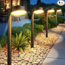4 Pack Solar Pathway Lights Outdoor, Bright LED Solar Lights Outdoor Waterproof, Up to 12 Hrs Modern Path Lighting for Yard Garden Walkway Driveway Lawn Decor (4 Pack) by CozyNest Decor