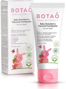 Fluoride Free Baby Toothpaste | Strawberry Flavored - Organic Training Natural Toddler Toothpaste for Toddlers | EWG Verified, Vegan, SLS Free, Safe to Swallow, Aloe Vera -1.7Oz by CozyNest Decor