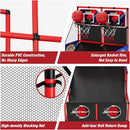 2 in 1 Dual Shot Basketball Arcade Game with 2 Dart Boards/Electronic Scoreboard/LED Light, Kids Basketball Hoop for Home Indoor Outdoor, Sport Toys Gifts for Boys Girls by TinyTreasures Baby Boutique