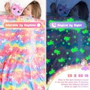 Unicorn Toys for Girls, Kids Gifts with Glowing Blanket, Water Bottle, Eye Mask, Headband, Crossbody Bag, Sunglasses - 12PCS Birthday Gift Toys for Girls 6-10+ by TinyTreasures Baby Boutique