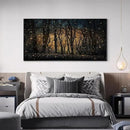 SIGNWIN 36"x72" Extra Large Framed Wall Art Magical Firefly Night Forest, Enchanted Woodland Scene for Home Living Room Bedroom Decor (Frame Assembly Required) by CozyNest Decor