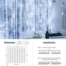 JMEXSUSS 300 LED 9.8x9.8Ft Curtain Lights Indoor with Remote, White Christmas Lights Plug in, 8 Modes White String Lights for Bedroom Wall Wedding Reception Dorm Party Backdrop Window Outdoor Decor by CozyNest Decor