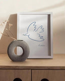 HAUS AND HUES 6x8 White Metal Picture Frame - 6x8 Wall Picture Frame - Features Premium Aluminum, Vertical Hanging, Easel Back for Tabletop, Home, Office (6x8 in, White, Set of 1) by CozyNest Decor