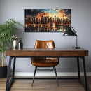 New York City Canvas Wall Art for Bedroom Modern Wall Pictures for Living Room Home Office Wall Decor Size 20 x 40 Inch by CozyNest Decor