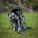 ClevrPlus Urban Explorer Child Carrier Hiking Baby Backpack, Heather Gray by TinyTreasures Baby Boutique