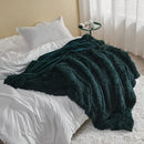 GONAAP Fuzzy Faux Fur Throw Blanket Queen Size Dark Teal Super Soft Cozy Plush Fuzzy Shaggy Blanket for Couch Sofa Bed (Dark Teal, Queen(90"x90")) by CozyNest Decor