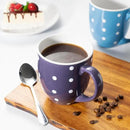 bestone Coffee Mugs Set of 6，17 oz Large Coffee Mugs, Ceramic Mugs with Handles,etc Coffee Mugs, Cups for Coffee Cereal Latte ，Microwave & Dishwasher safe，Vibrant Colors by CozyNest Decor