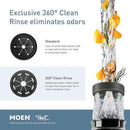 Moen Host Series Garbage Disposal for Kitchen Sink with Power Cord, Control Activation, Sound Reduction, GXB75C by CozyNest Decor