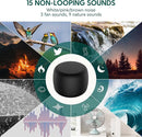 Babelio White Noise Sound Machine for Adults Kids Baby, Mini, 15 Non-looping Sounds, Timer, Memory Function, Easy to Pocket and Travel Black by TinyTreasures Baby Boutique