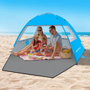 Venustas Beach Tent Sun Shelter for 3/4-5/6-7/8-10 Person, UPF 50+ UV Protection Beach Canopy, Lightweight and Easy Setup Cabana, Portable Shade Tent by TinyTreasures Baby Boutique