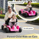 TOBBI 24V 2 Seater Kids Go Kart Ride On Toy Car, Battery Powered Electric Vehicles with Parent Remote/Trunk/Soft Start/Safety Belt/Music/Max Load 198 LBS for Toddlers 3-8 Years by TinyTreasures Baby Boutique