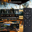 1-Pack 150 ft Outdoor String Lights with Remote Patio Lights Weatherproof, 45+3 Spare S14 Shatterproof Warm 2200K Bulbs, 3 Lighting Modes&Dimmable&Timer by CozyNest Decor