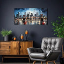 Brooklyn Bridge Canvas Wall Art Living Room City Wall Decor for Office Modern Pictures for Bedroom Wall Decor 20 x 40 Inch by CozyNest Decor