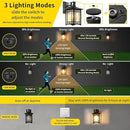 Brown Motion Sensor Outdoor Lights Wall Mount - Dusk to Dawn Exterior Light Fixture for Outside House Porch Patio Garage - Waterproof Lantern with Yard Front Motion Detector by GreenHaven Gardens