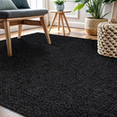 CAMILSON Easy Jute Rug 4x6, Indoor Outdoor Dark Gray Black Farmhouse Area Rugs for Living Room Patio and Kitchen Rug, Solid Boho Woven Design, Easy-Cleaning, Washable Outside Carpet Alfombras (4 x 6) by CozyNest Decor