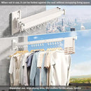 Wall Mounted Clothes Drying Rack, Collapsible Laundry Drying Rack, Retractable Foldable Drying Rack Clothing for Hanging Clothes by CozyNest Decor