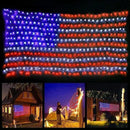 American Flag Lights 420 Super Bright LEDs, Waterproof LED US Flags Light for 4th of July Decorations, Memorial Day, Independence Day, Garden, Yard, Holiday, Party, Christmas Decorations by GreenHaven Gardens