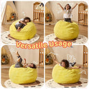 Bean Bag Chairs Teardrop Bean Bag Chair Beanbag Chair with Memory Foam Filled Machine Washable Cover for Living Room, Bedroom (Small,Yellow) by TinyTreasures Baby Boutique