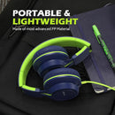 AILIHEN C8 Headphones Wired, On-Ear Headphones with Microphone and Volume Control, Corded 3.5mm Headset for Boys Girl School Smartphones Chromebook Laptop Computer Tablets Airplane Travel (Blue Green) by TinyTreasures Baby Boutique
