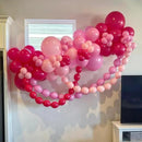 Pastel Pink Linking Balloons, 100PCS 6 Inch Small Baby Pink Link Balloons for Making Balloon Wall Heart Arch, Quick Linked Balloon for Girls Wedding Birthday Baby Shower Valentine's Party Decorations by CozyNest Decor