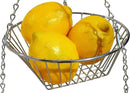 Deco Brothers Hanging Fruit Basket, 3-Tier, Chrome by CozyNest Decor