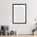 LuZhiQiang Psalm 91 Scripture Wall Art 16"×11" Bible Verse Christian Inspirational Sign Wood Framed Wall Hanging Decor (Black) by CozyNest Decor