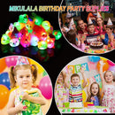 36 Pack Light Up Rings Glow in The Dark Party Supplies, Light up Party Favors, Goodie Bag Stuffers, Birthday Christmas Party Favors Classroom Prizes Cute Animal Treasure Box for Kids by TinyTreasures Baby Boutique