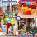 TOY Life 64 Pcs Magnetic Blocks for Toddlers Age 3-5 Magnet Blocks Magnetic Building Block for Kids Ages 4-8 Magnet Block for Kids 3-5 Preschool Creative Stem Building Toys by TinyTreasures Baby Boutique
