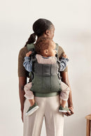 BabyBjörn Baby Carrier Harmony, Dark Green, 3D Mesh | 3-in-1 Ergonomic Baby Carrier; Newborn, Facing-in, Outward-Facing, and Back Carrying Positions Supported (7-40 lbs), Newborn to Toddler by TinyTreasures Baby Boutique