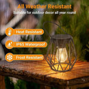 Solar Lanterns Outdoor Waterproof, Upgraded Powered Hanging Solar Lights for Outside, Auto On/Off, Brighter Hanging Outdoor Decor Lights for Yard Garden Patio Pathway 2 Pack by GreenHaven Gardens